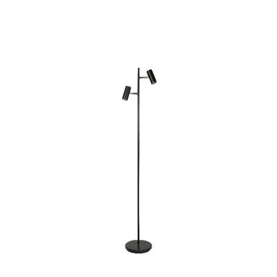 Floor lamp Cato double height 130cm flat black