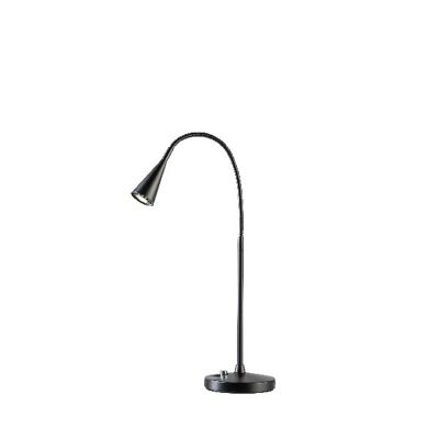 Table lamp Ledro flat black height 48cm