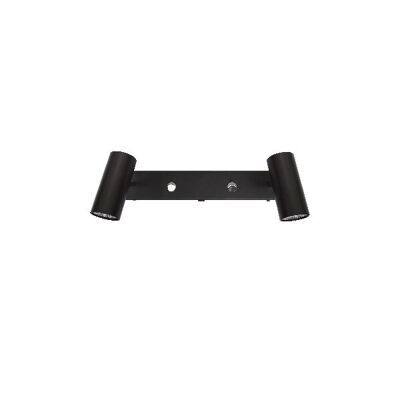 Wall lamp Cato double flat black