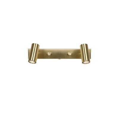 Wall lamp Cato double polished brass
