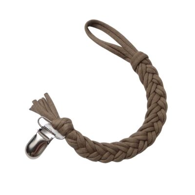 LOVEissue Pacifier clip | Braid cotton Olive