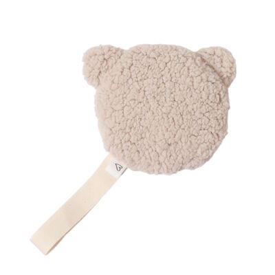 Pacifier hug Teddy | Bear beige