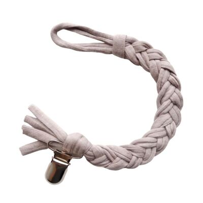 Pacifier cord braided cotton | sand