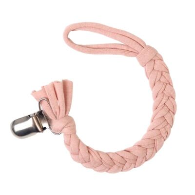 Pacifier cord braided cotton | Vinted Peach