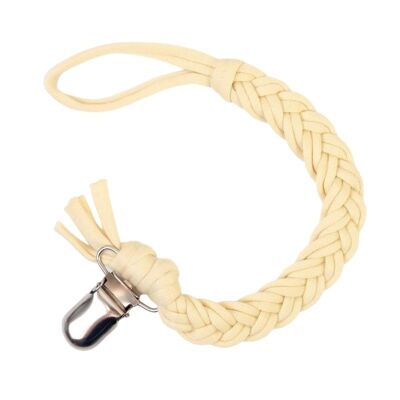 Pacifier cord braided cotton | Sunshine