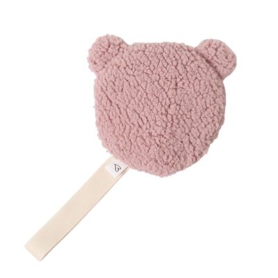 LOVE issue | Pacifier cuddly bear heather (pink/purple)