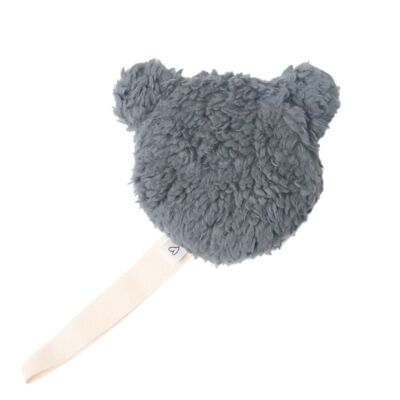 AMOR problema | Chupete osito de peluche algodón Smoke