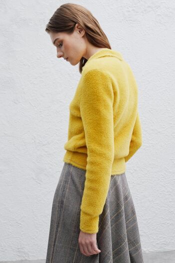 Pull en maille Lien - Jaune 4