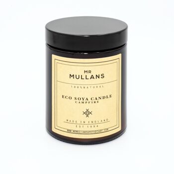 BOUGIES PARFUMÉES MR MULLAN (quatre parfums disponibles) 200g - Cuir Toscan 3