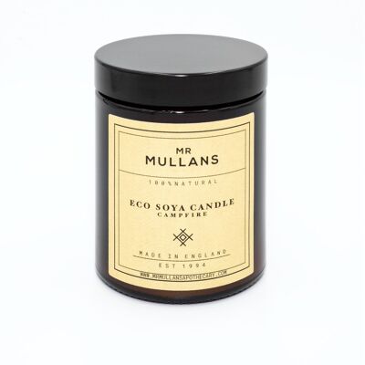 MR MULLAN'S SCENTED CANDLES (vier Düfte erhältlich) 200g - Lagerfeuer