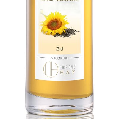100% virgin Central region Sunflower oil, signed Christophe Hay** - 25cl