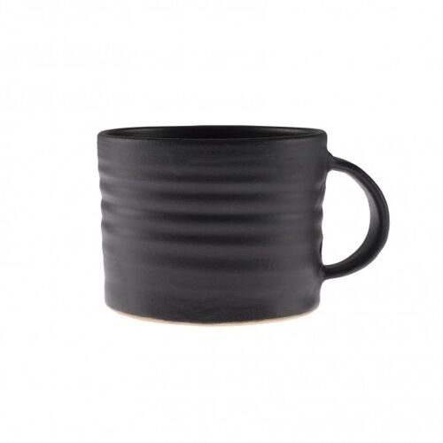 WAVE Tea Cup / black