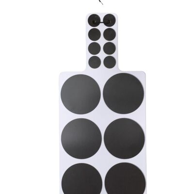 Cutting board / black dots