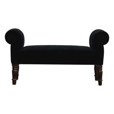 Black Velvet Bench