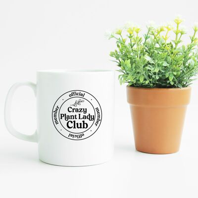 Crazy Plant Lady Club Mug