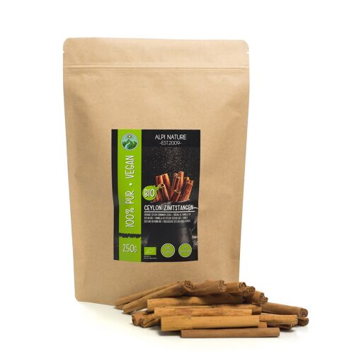 Organic Ceylon cinnamon sticks 250g