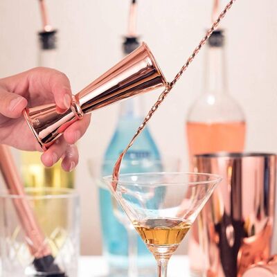 GOLDIE Complete 11 pcs set for mixology rose gold