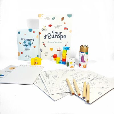 Kit de viaje para viajes por Europa