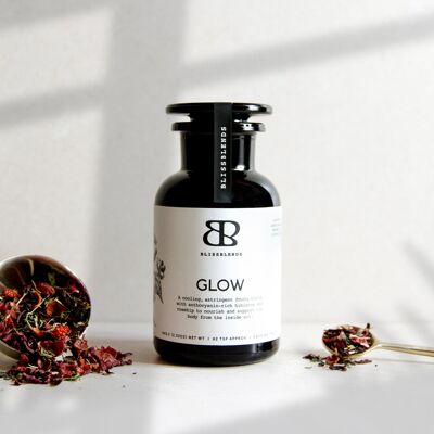 TEA GLOW Apothecary jar - Organic herbal tea blend