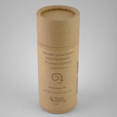 Vegan Natural Cocoa Butter Deodorant Lavender & Bergamot