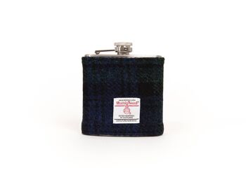 Flasque Harris Tweed 6oz - Tartan Blackwatch - HT36 1