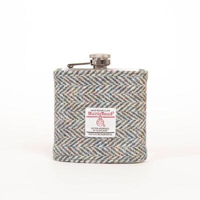 Flasque Harris Tweed 6oz - Chevrons Gris - HT38