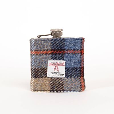 Flasque Harris Tweed 6oz - Tartan MacKenzie - HT43