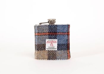 Flasque Harris Tweed 6oz - Tartan MacKenzie - HT43 1