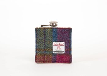 Flasque Harris Tweed 6oz - Arc-en-ciel - HT19 1