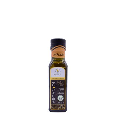 Aceite de argán orgánico Argand'Or Sahara (aceite comestible gourmet, región de SAHARA) - tostado -100ml