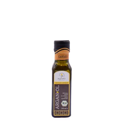 Huile d'argan bio Argand'Or Sahara (huile alimentaire gourmande, région du SAHARA) - non torréfiée -100ml