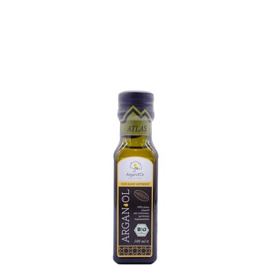 Aceite de argán orgánico Argand'Or Atlas (aceite comestible gourmet, región ATLAS) - tostado -100ml