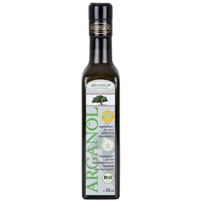 Aceite de argán orgánico Argand'Or Klassik Premium (aceite comestible gourmet) - sin tostar - 250ml