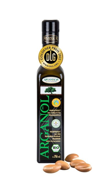 Huile d'argan bio Argand'Or Klassik Premium (huile alimentaire gourmande) - torréfiée - 250ml 2