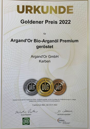 Huile d'argan bio Argand'Or Klassik Premium (huile alimentaire gourmande) - torréfiée - 250ml 3