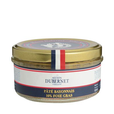 Paté de bayonnais con foie gras