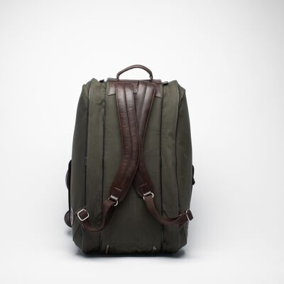 Canvas Padel Racket Bag Olive Green