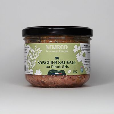 Terrine de Sanglier au pinot gris - Gibier - 180g