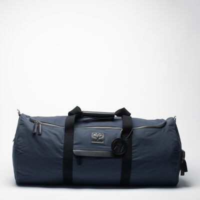 Canvas Tennis Duffel Bag Blue