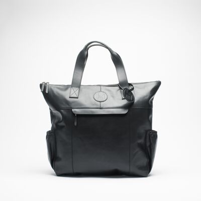 Leather Tote Bag Black