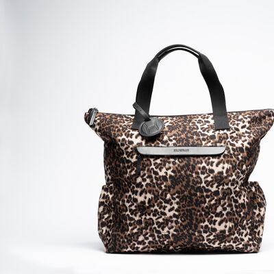 Canvas Tote Bag, Leopard