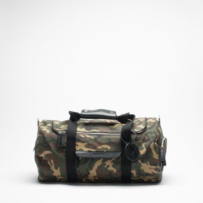 Canvas Small Weekend Bag / Gym Bag Camouflage