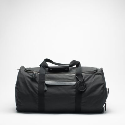 Large Duffel Weekend Bag Black