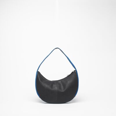 Hobo Bag Black and Blue Edge