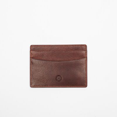 Card Holder Leather Cognac