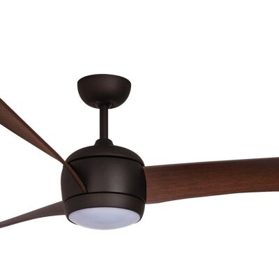 Lucci air - Airfusion Nordic LED ceiling fan with remote control and LED light, ORB