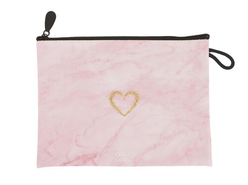 Pouch Pink Marble