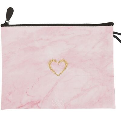 Pouch Pink Marble