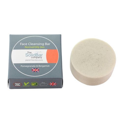 Face Cleansing Bar with Bergamot & Pomegranate For 'Oily' Skin