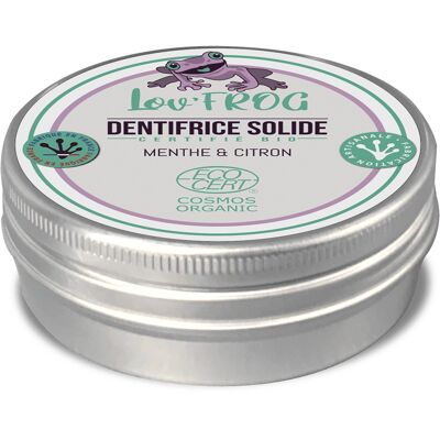 Lov'FROG 100% natural Mint & Lemon solid toothpaste